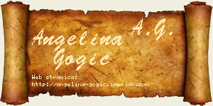 Angelina Gogić vizit kartica